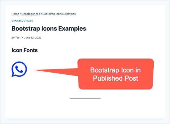 如何在WordPress中使用Bootstrap图标？__wordpress教程