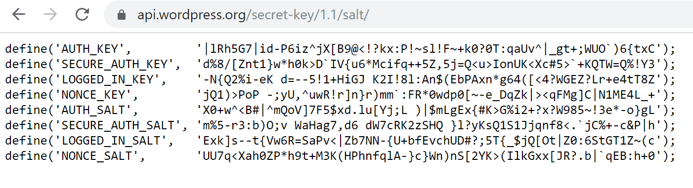 WordPress Salts是什么及如何使用它们__wordpress教程