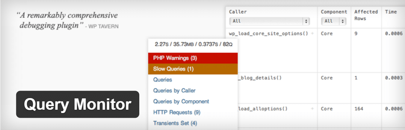 利用Query Monitor插件调试WordPress并提高网站性能__wordpress教程