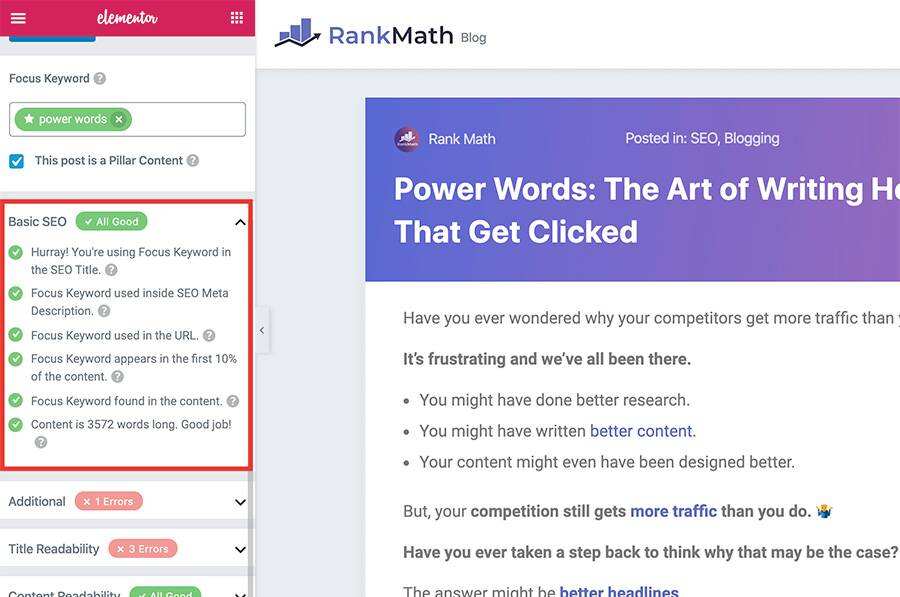 基于Rank Math插件的Elementor SEO优化解决方案__wordpress教程