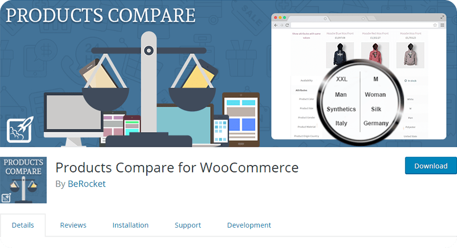 9个最佳WooCommerce产品对比插件__wordpress教程