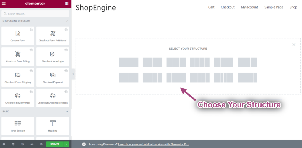 如何使用Elementor和ShopEngine自定义WooCommerce结帐页面__wordpress教程