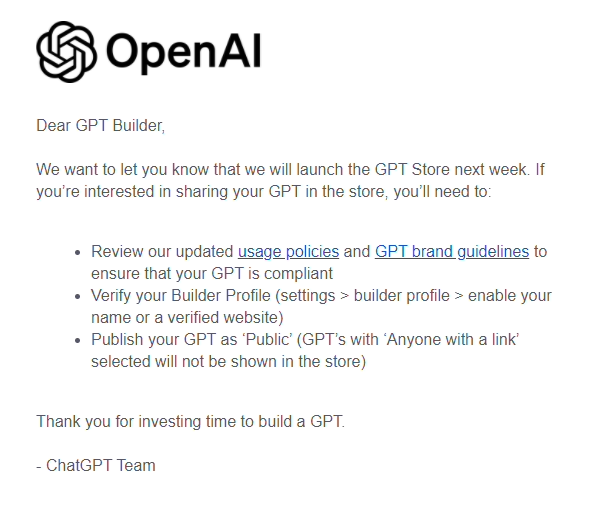 OpenAI开年王炸！GPT商店本周上线，谁的AI第一桶金？