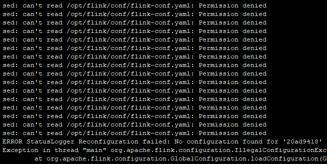 为什么我用Flink docker-compose  up -d 这个配置文件就会变成root  ？-[阿里云_云淘科技]